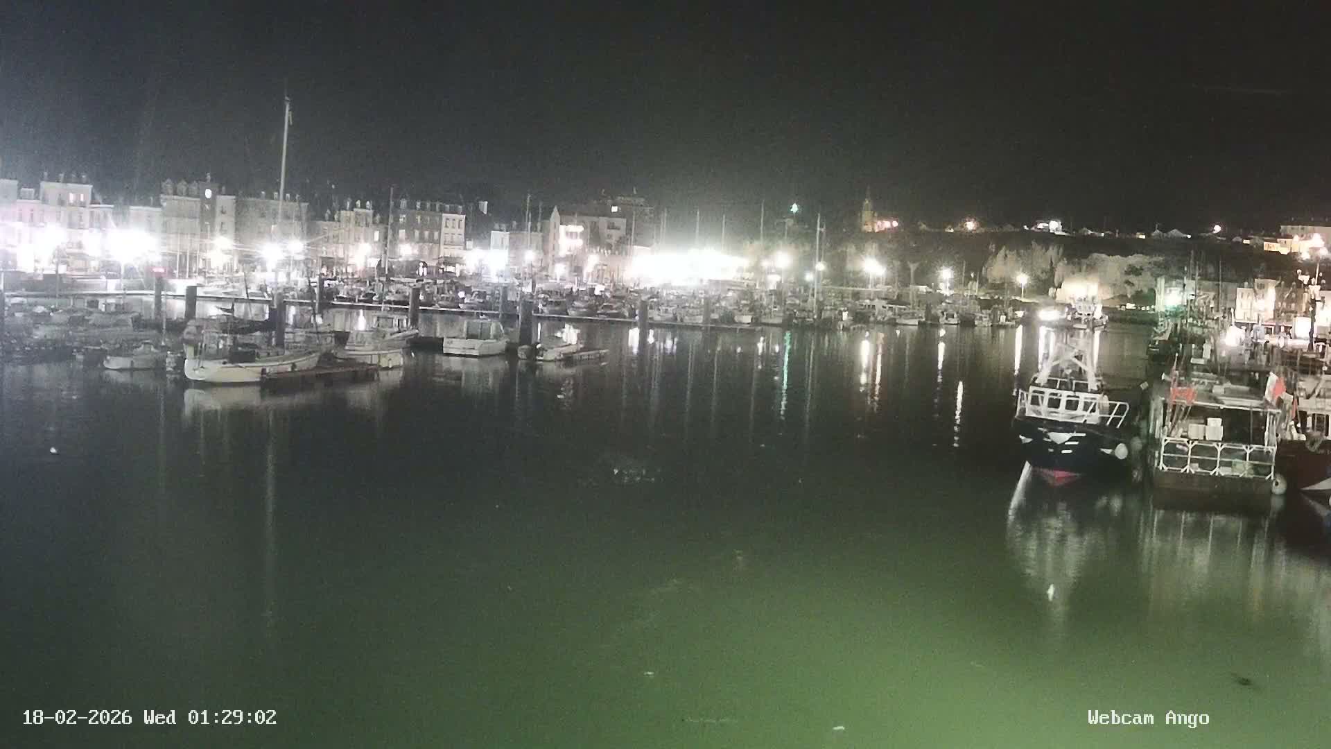 Dieppe, Port de Plaisance Marine Live Cam - Dieppe, Seine-Maritime, Normandie, France
