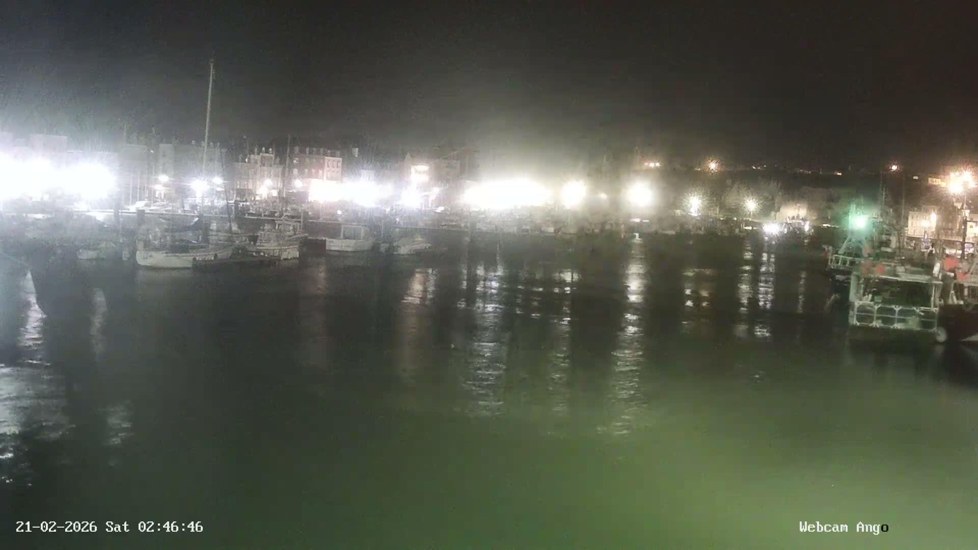 Dieppe, Port de Plaisance Marine Live Cam - Dieppe, Seine-Maritime, Normandie, France