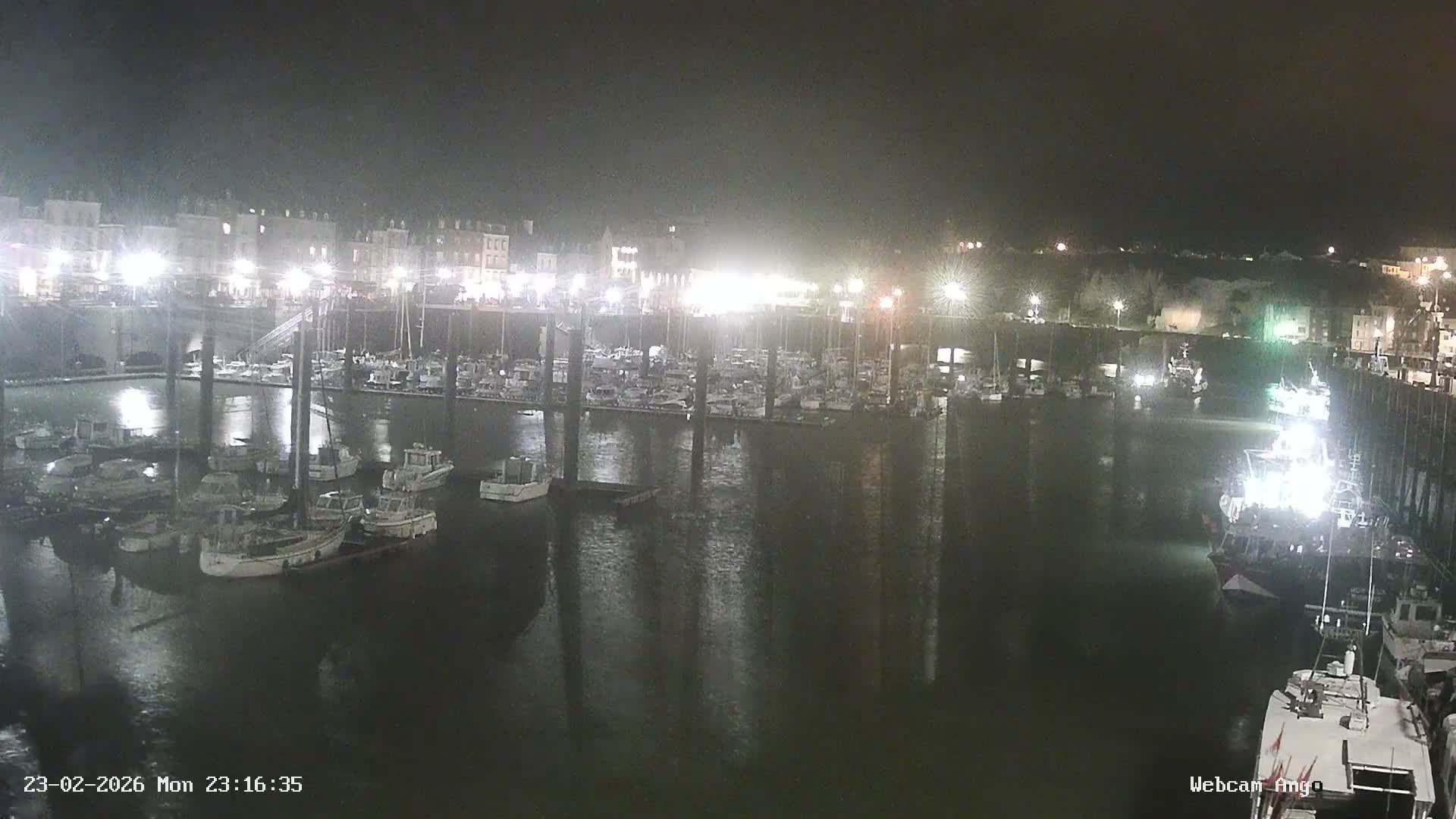 Dieppe, Port de Plaisance Marine Live Cam - Dieppe, Seine-Maritime, Normandie, France