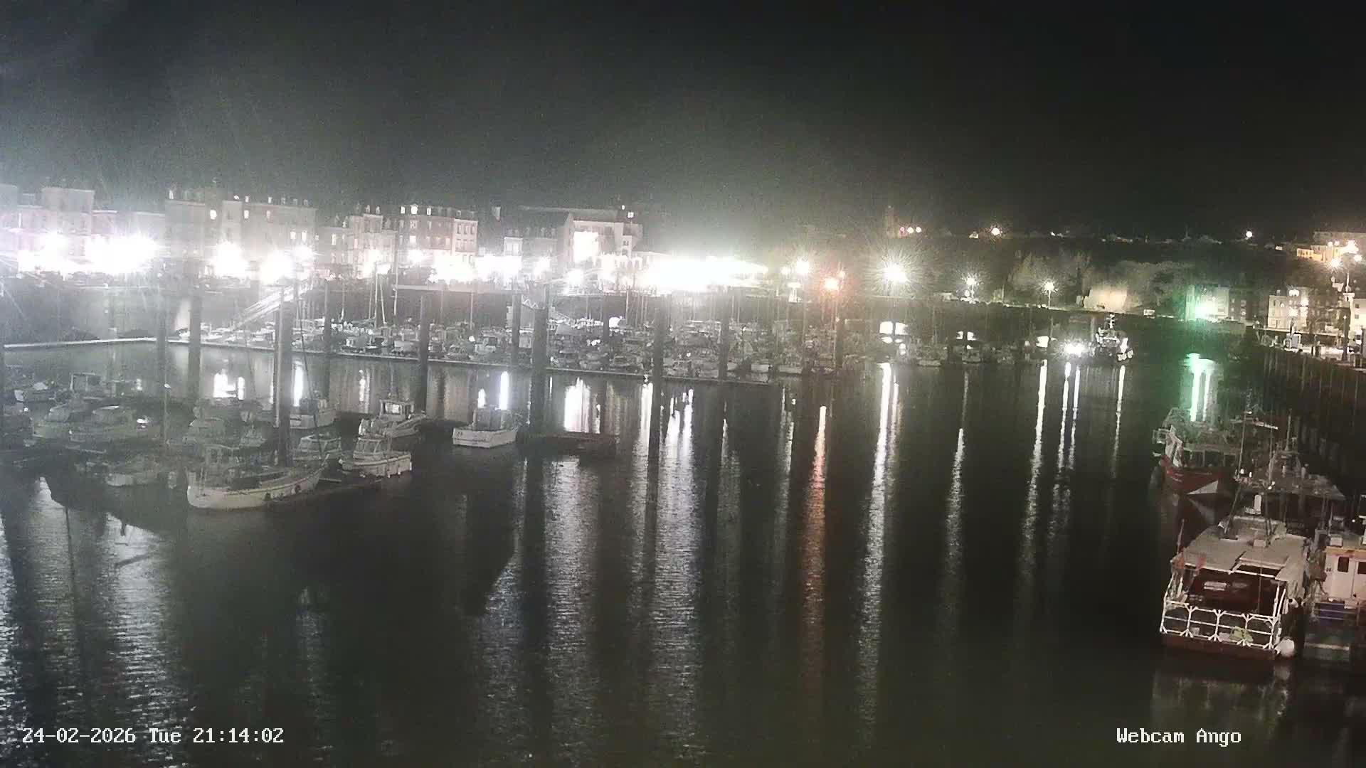 Dieppe, Port de Plaisance Marine Live Cam - Dieppe, Seine-Maritime, Normandie, France
