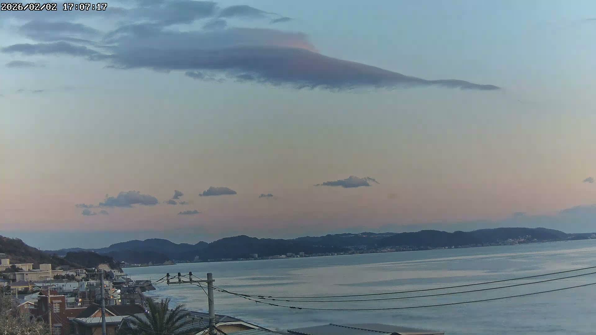 Kanagawa, Kamakura, Shichirigahama Neighborhood  towards Southeast View ( 神奈川・鎌倉・七里ヶ浜地区 南東方面 ) Live Cam -2 Chome, Shichirigahama, Kamakura, Kanagawa, Kanto, Honshu, Japan 