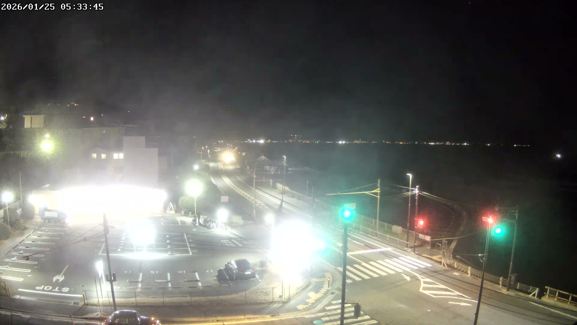 Kanagawa, Kamakura, Shichirigahama Beach Southeast  View ( 神奈川県鎌倉市七里ヶ浜海岸東南景 ) Live Cam -1 Chome, Shichirigahama, Kamakura, Kanagawa, Kanto, Honshu, Japan 