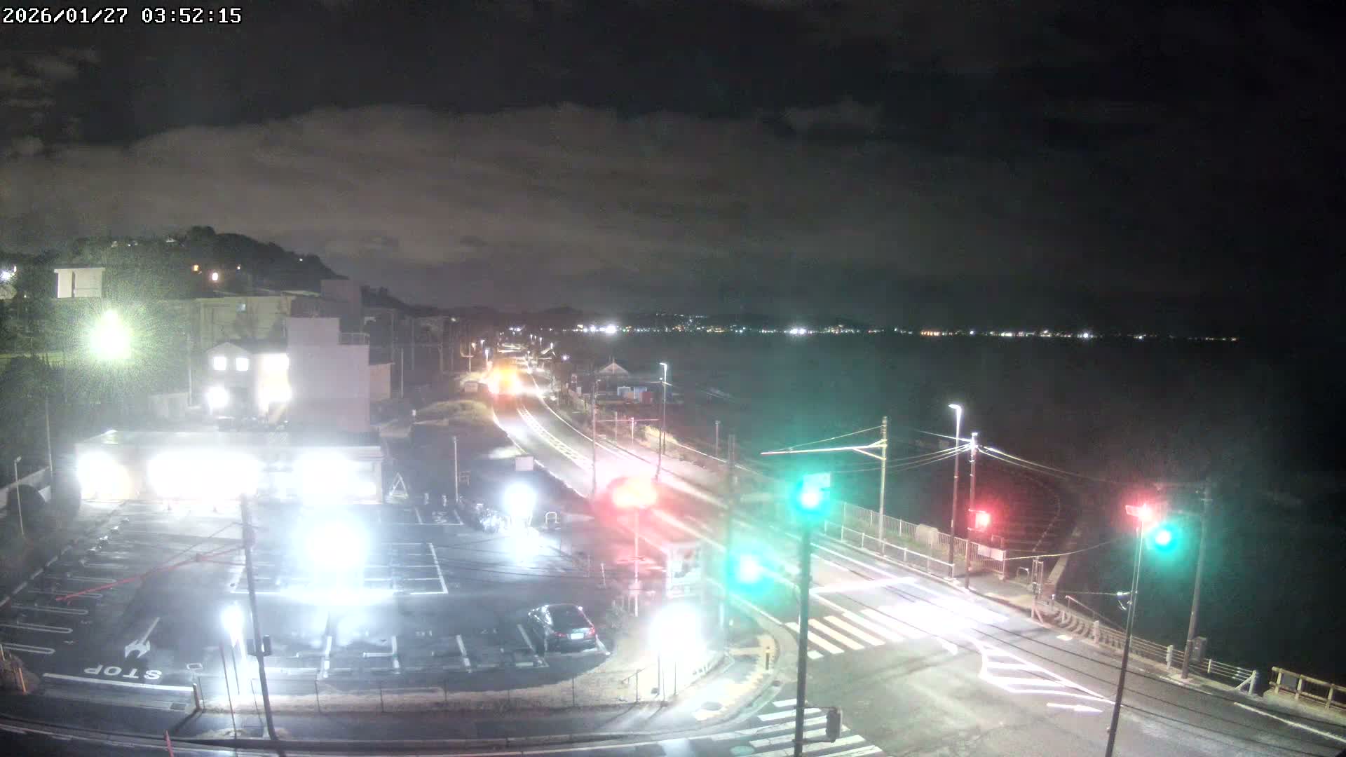 Kanagawa, Kamakura, Shichirigahama Beach Southeast  View ( 神奈川県鎌倉市七里ヶ浜海岸東南景 ) Live Cam -1 Chome, Shichirigahama, Kamakura, Kanagawa, Kanto, Honshu, Japan 