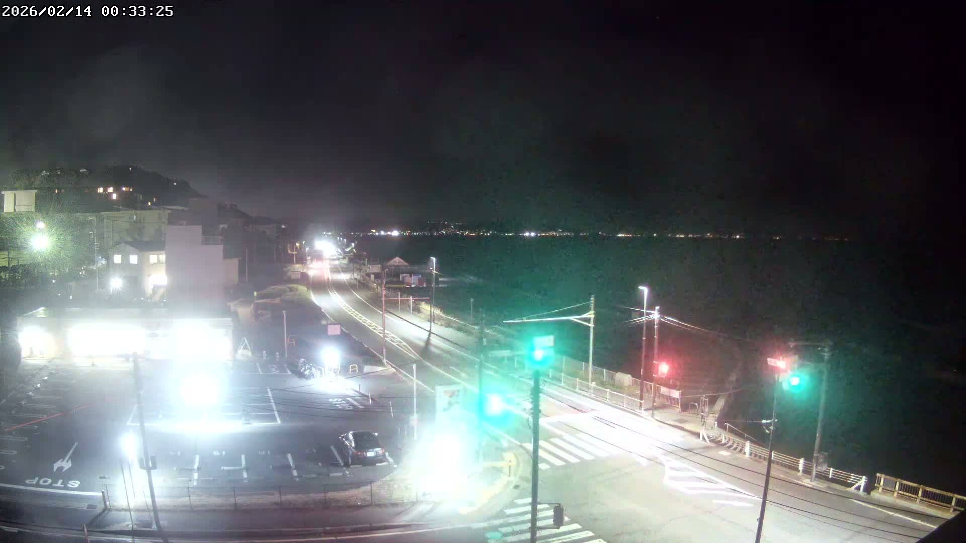 Kanagawa, Kamakura, Shichirigahama Beach Southeast  View ( 神奈川県鎌倉市七里ヶ浜海岸東南景 ) Live Cam -1 Chome, Shichirigahama, Kamakura, Kanagawa, Kanto, Honshu, Japan 