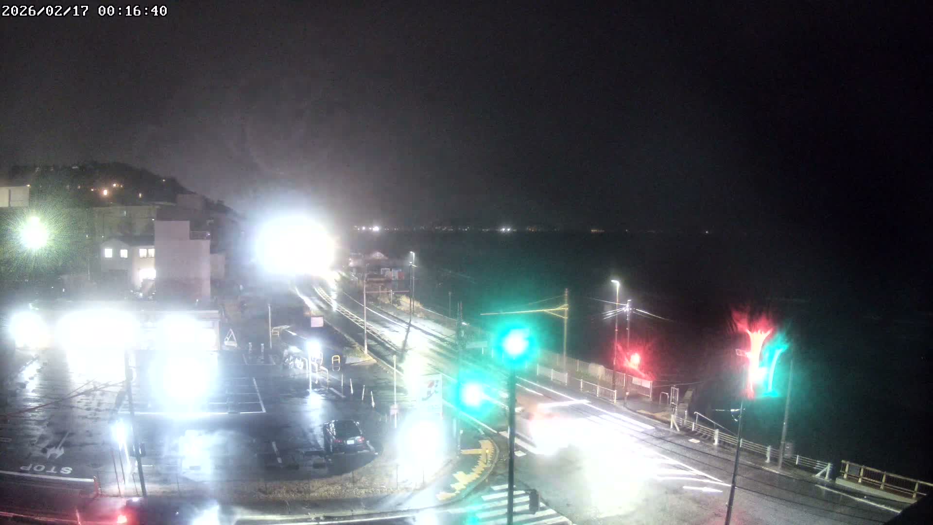 Kanagawa, Kamakura, Shichirigahama Beach Southeast  View ( 神奈川県鎌倉市七里ヶ浜海岸東南景 ) Live Cam -1 Chome, Shichirigahama, Kamakura, Kanagawa, Kanto, Honshu, Japan 