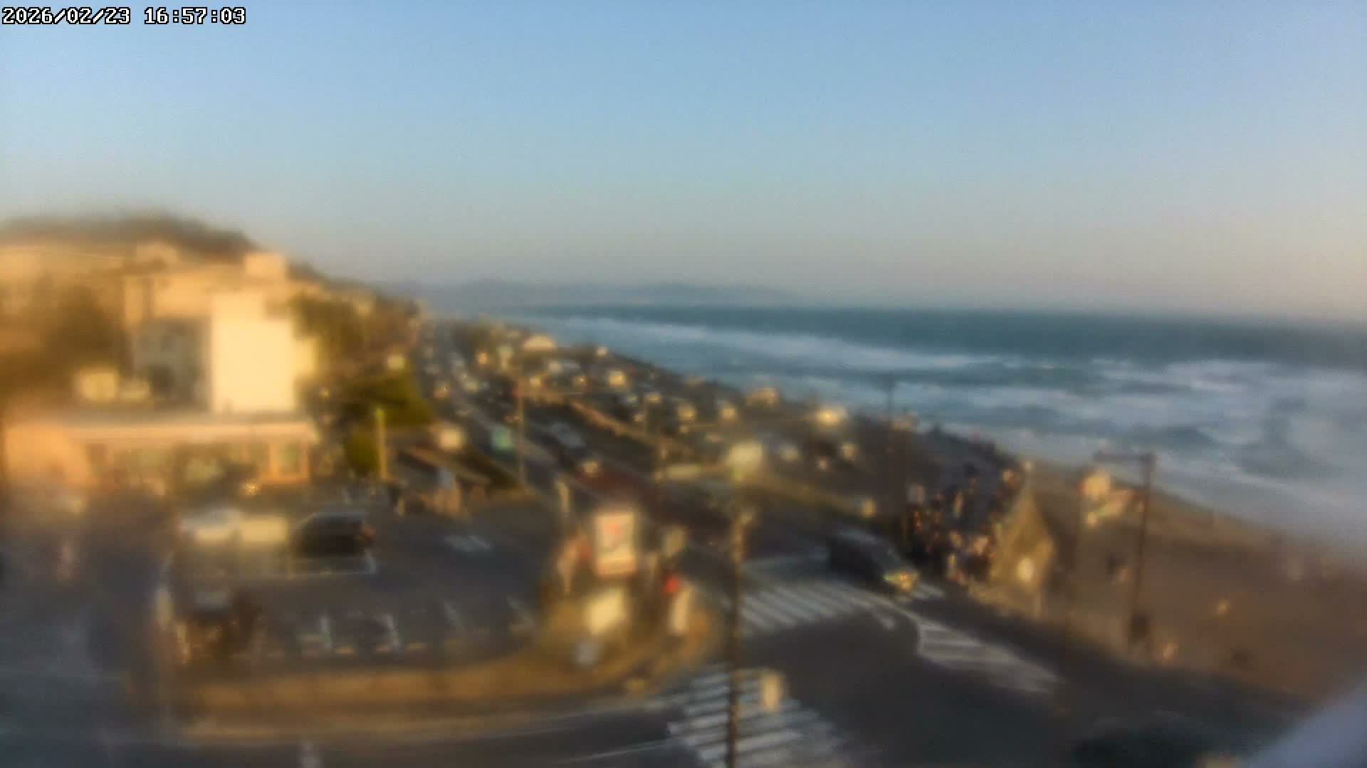 Kanagawa, Kamakura, Shichirigahama Beach Southeast  View ( 神奈川県鎌倉市七里ヶ浜海岸東南景 ) Live Cam -1 Chome, Shichirigahama, Kamakura, Kanagawa, Kanto, Honshu, Japan 