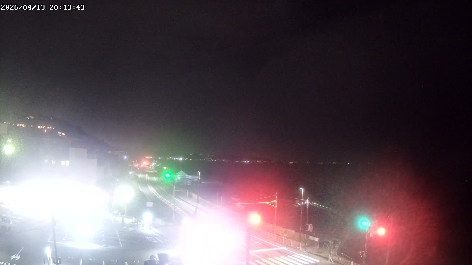 Kanagawa, Kamakura, Shichirigahama Beach Southeast  View ( 神奈川県鎌倉市七里ヶ浜海岸東南景 ) Live Cam -1 Chome, Shichirigahama, Kamakura, Kanagawa, Kanto, Honshu, Japan 