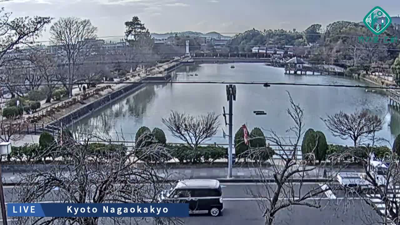 Kyoto, Nagaokakyo Hachijogaike Pond & Nagaoka Tenmangu Shrine Garden ( 京都、長岡京市の八条ヶ池と長岡天満宮庭園 ) Live Cam - 4 Chome, Tenjin, Nagaokakyo, Kyoto, Kyōto, Kansai, Japan
