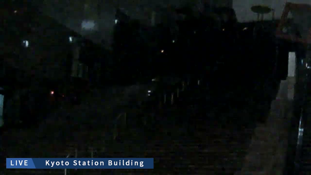Kyoto Station Grand Staircase ( 京都駅大階段 ) Live Cam - Higashishiokoji Kamadonocho, Shimogyo, Kyoto, Kyōto, Kansai, Japan