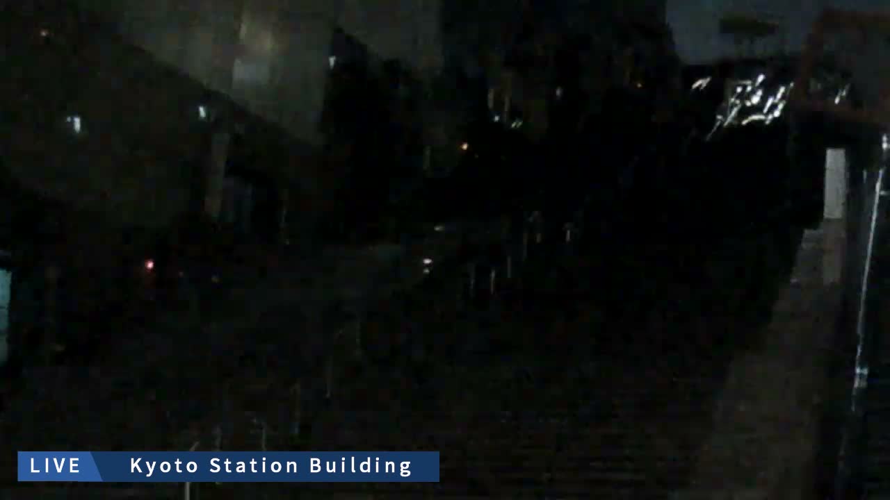 Kyoto Station Grand Staircase ( 京都駅大階段 ) Live Cam - Higashishiokoji Kamadonocho, Shimogyo, Kyoto, Kyōto, Kansai, Japan
