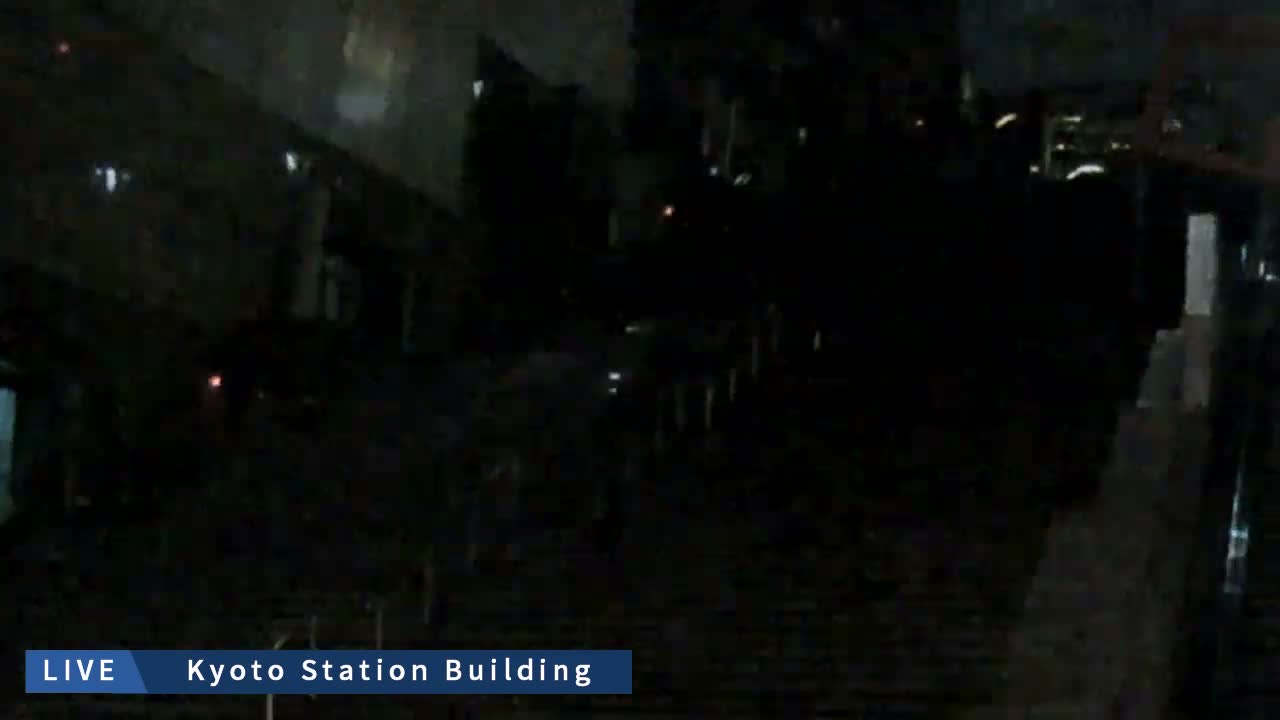 Kyoto Station Grand Staircase ( 京都駅大階段 ) Live Cam - Higashishiokoji Kamadonocho, Shimogyo, Kyoto, Kyōto, Kansai, Japan