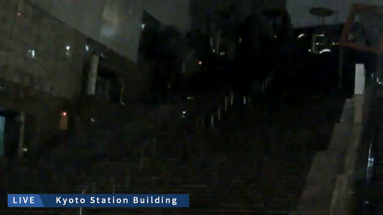 Kyoto Station Grand Staircase ( 京都駅大階段 ) Live Cam - Higashishiokoji Kamadonocho, Shimogyo, Kyoto, Kyōto, Kansai, Japan