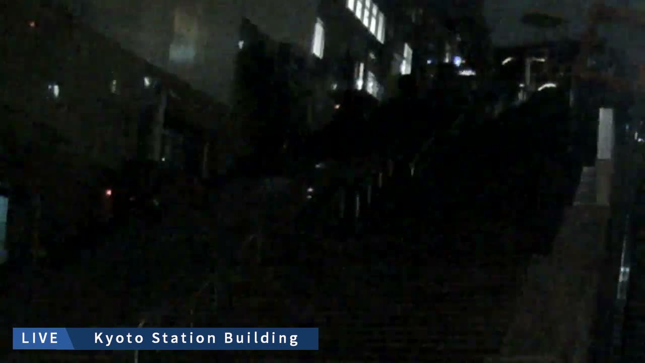 Kyoto Station Grand Staircase ( 京都駅大階段 ) Live Cam - Higashishiokoji Kamadonocho, Shimogyo, Kyoto, Kyōto, Kansai, Japan