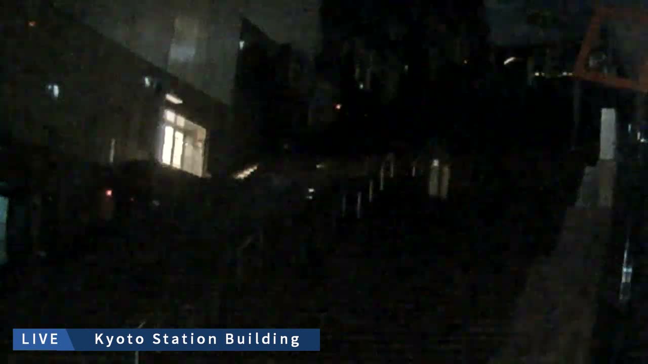 Kyoto Station Grand Staircase ( 京都駅大階段 ) Live Cam - Higashishiokoji Kamadonocho, Shimogyo, Kyoto, Kyōto, Kansai, Japan