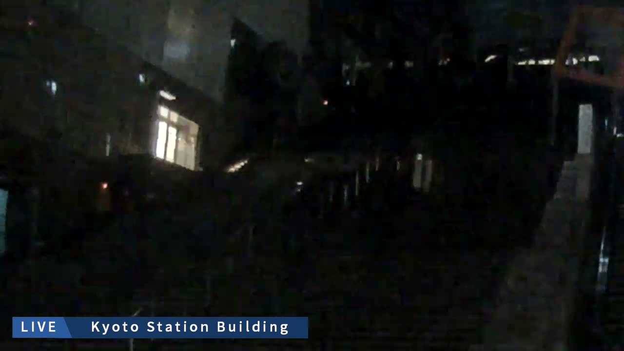 Kyoto Station Grand Staircase ( 京都駅大階段 ) Live Cam - Higashishiokoji Kamadonocho, Shimogyo, Kyoto, Kyōto, Kansai, Japan