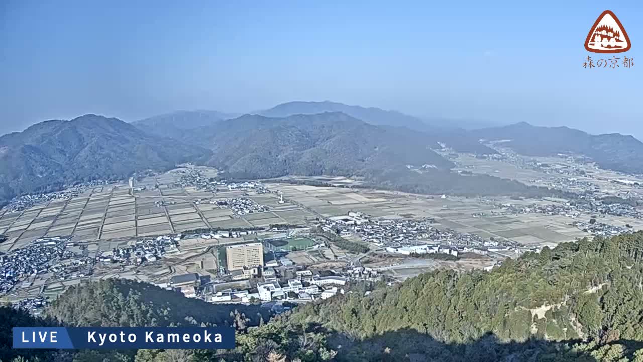 Kyoto, West Kameoka Skyline ( 京都・西亀岡スカイライン ) Live Cam - Otani Sogabecho Nanjo, Kameoka, Kyoto, Kyōto, Kansai, Japan
