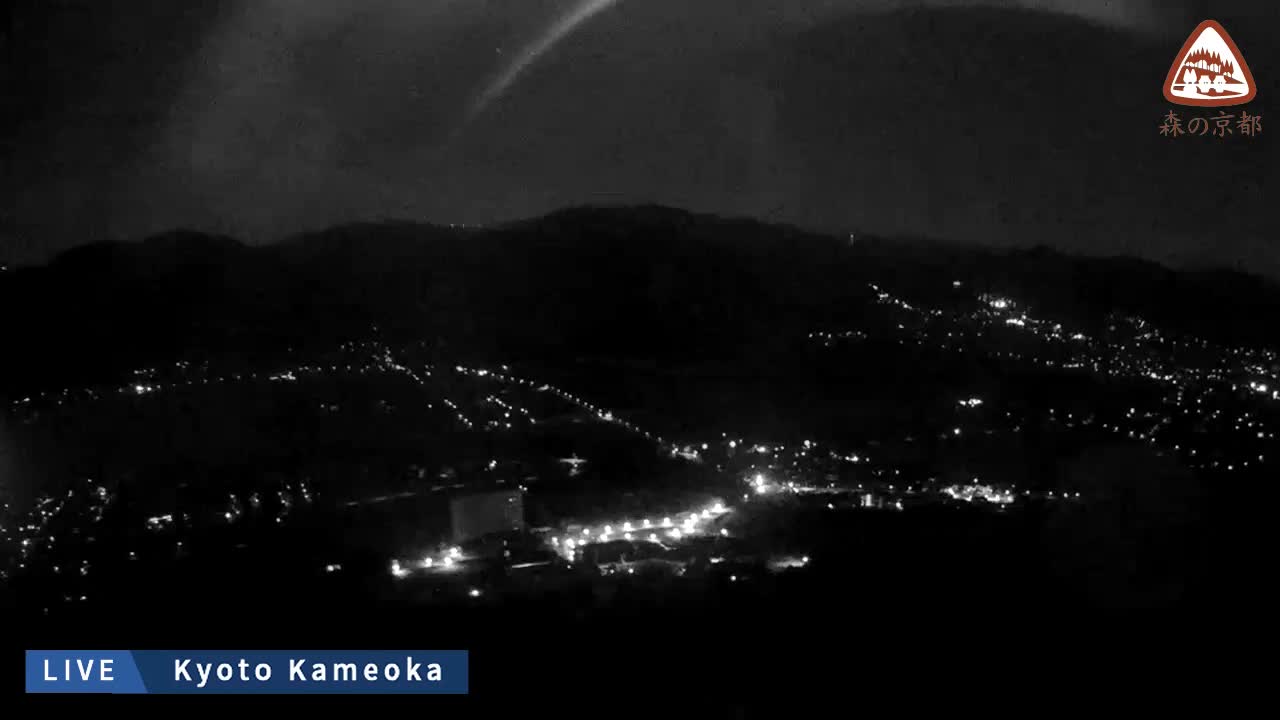 Kyoto, West Kameoka Skyline ( 京都・西亀岡スカイライン ) Live Cam - Otani Sogabecho Nanjo, Kameoka, Kyoto, Kyōto, Kansai, Japan