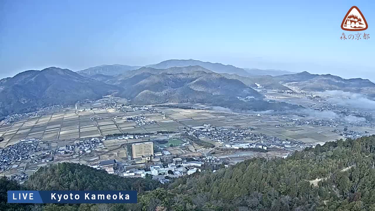 Kyoto, West Kameoka Skyline ( 京都・西亀岡スカイライン ) Live Cam - Otani Sogabecho Nanjo, Kameoka, Kyoto, Kyōto, Kansai, Japan