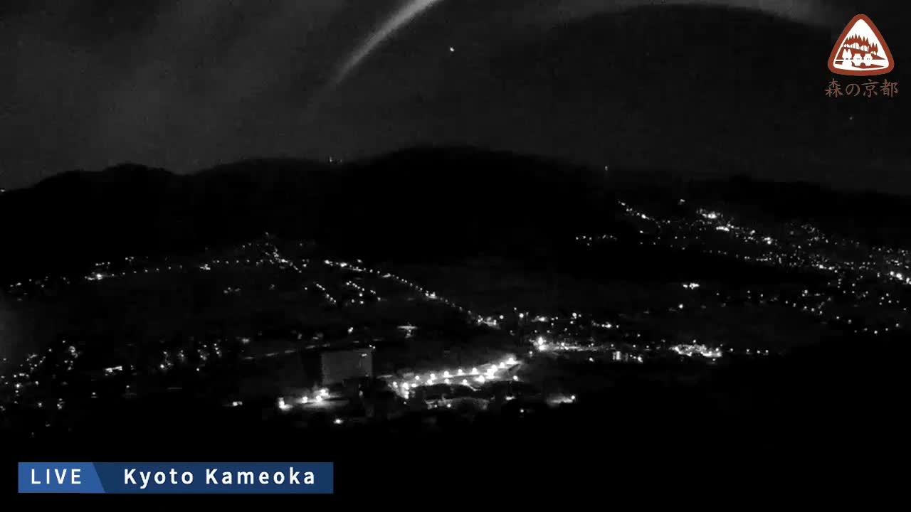 Kyoto, West Kameoka Skyline ( 京都・西亀岡スカイライン ) Live Cam - Otani Sogabecho Nanjo, Kameoka, Kyoto, Kyōto, Kansai, Japan