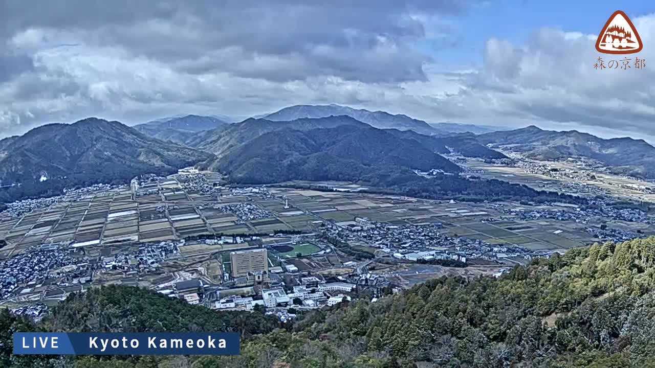 Kyoto, West Kameoka Skyline ( 京都・西亀岡スカイライン ) Live Cam - Otani Sogabecho Nanjo, Kameoka, Kyoto, Kyōto, Kansai, Japan