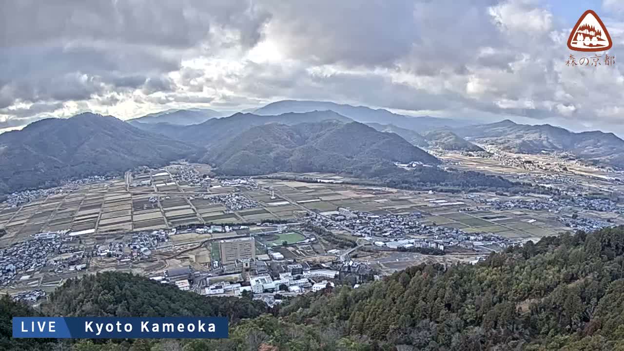 Kyoto, West Kameoka Skyline ( 京都・西亀岡スカイライン ) Live Cam - Otani Sogabecho Nanjo, Kameoka, Kyoto, Kyōto, Kansai, Japan