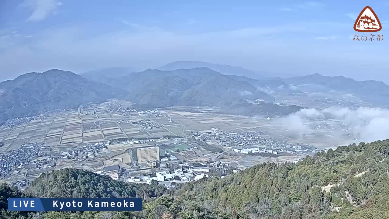 Kyoto, West Kameoka Skyline ( 京都・西亀岡スカイライン ) Live Cam - Otani Sogabecho Nanjo, Kameoka, Kyoto, Kyōto, Kansai, Japan