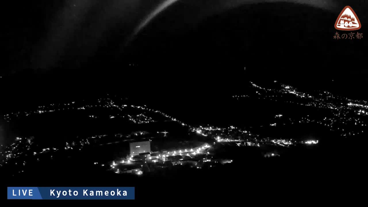Kyoto, West Kameoka Skyline ( 京都・西亀岡スカイライン ) Live Cam - Otani Sogabecho Nanjo, Kameoka, Kyoto, Kyōto, Kansai, Japan