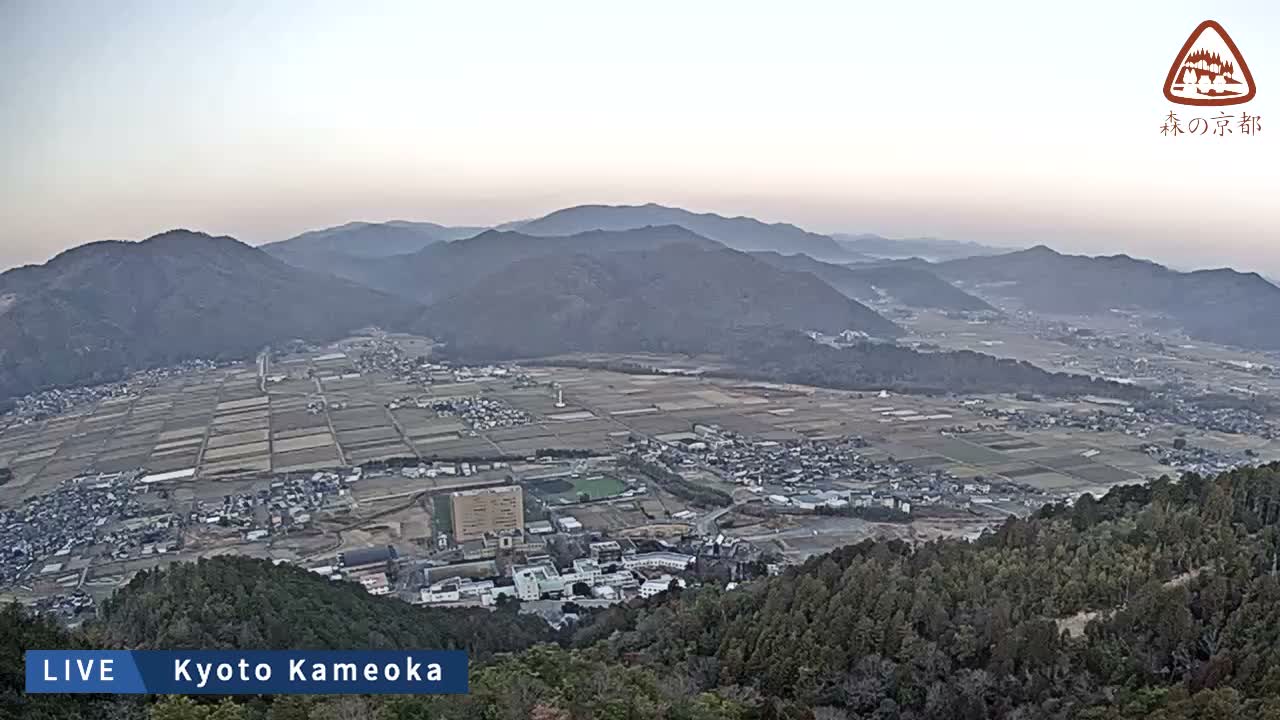 Kyoto, West Kameoka Skyline ( 京都・西亀岡スカイライン ) Live Cam - Otani Sogabecho Nanjo, Kameoka, Kyoto, Kyōto, Kansai, Japan