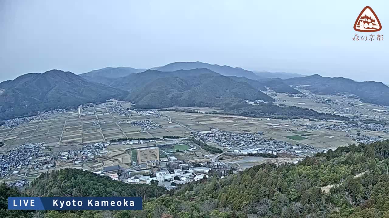 Kyoto, West Kameoka Skyline ( 京都・西亀岡スカイライン ) Live Cam - Otani Sogabecho Nanjo, Kameoka, Kyoto, Kyōto, Kansai, Japan