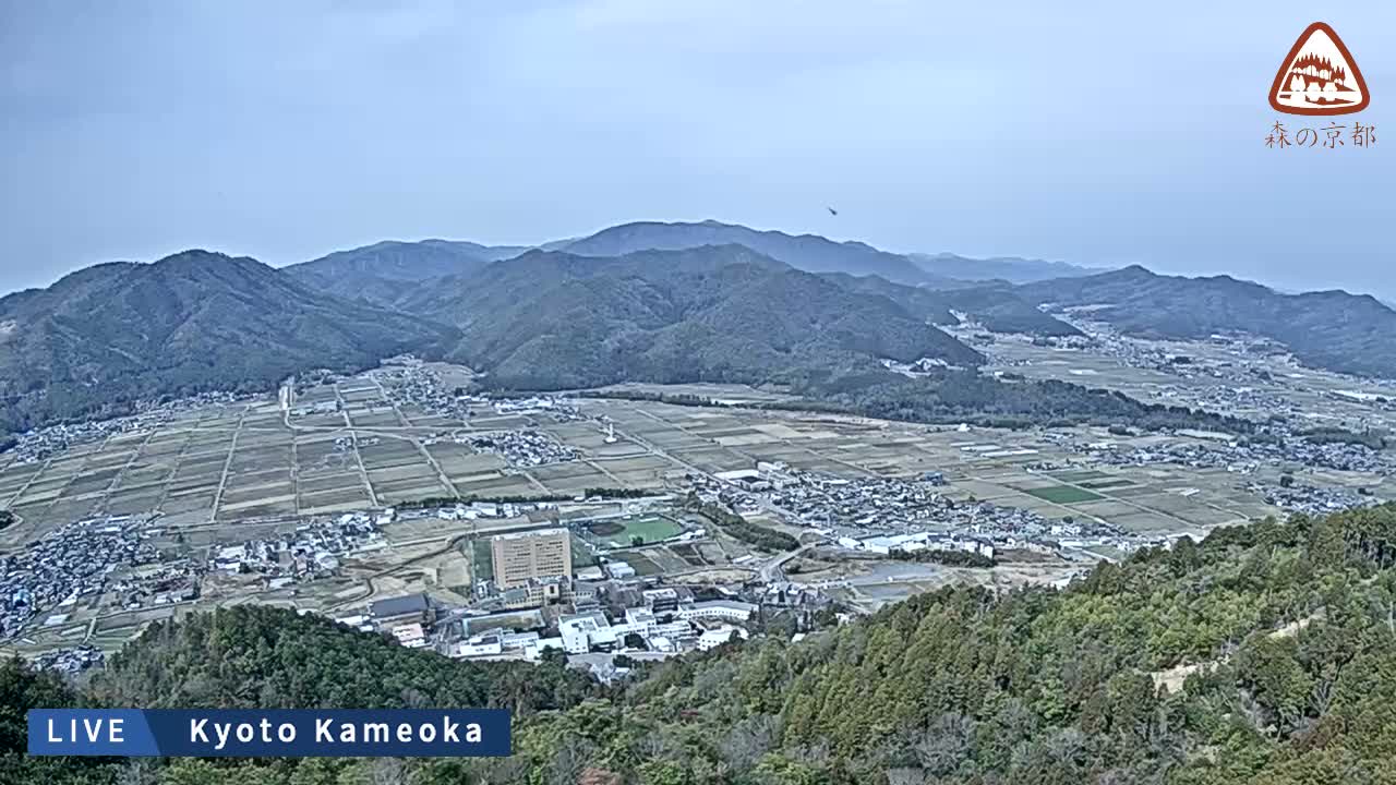 Kyoto, West Kameoka Skyline ( 京都・西亀岡スカイライン ) Live Cam - Otani Sogabecho Nanjo, Kameoka, Kyoto, Kyōto, Kansai, Japan