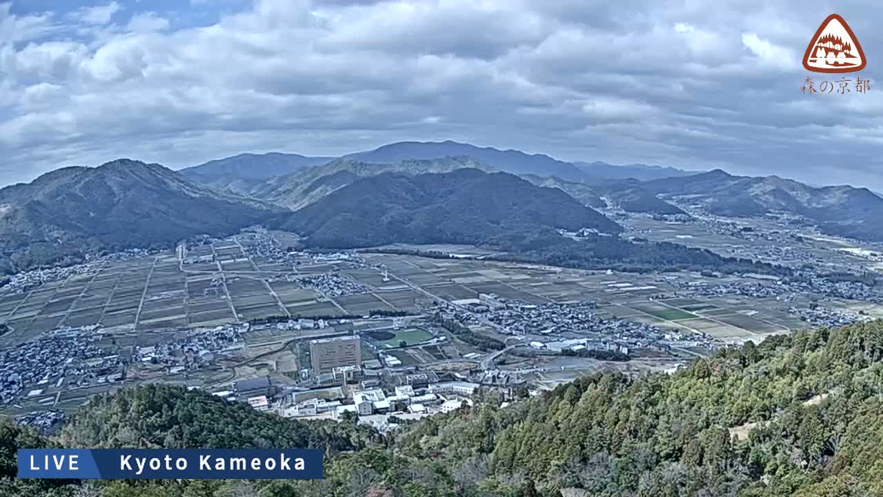 Kyoto, West Kameoka Skyline ( 京都・西亀岡スカイライン ) Live Cam - Otani Sogabecho Nanjo, Kameoka, Kyoto, Kyōto, Kansai, Japan