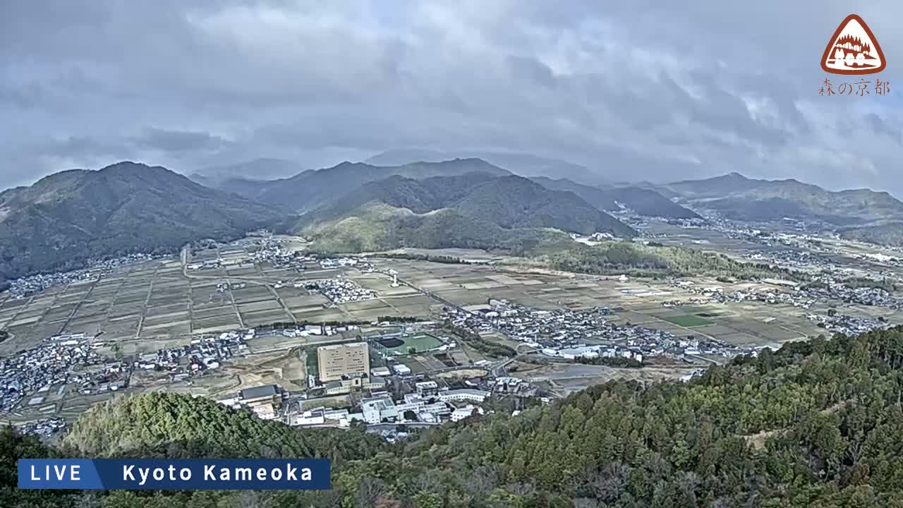 Kyoto, West Kameoka Skyline ( 京都・西亀岡スカイライン ) Live Cam - Otani Sogabecho Nanjo, Kameoka, Kyoto, Kyōto, Kansai, Japan