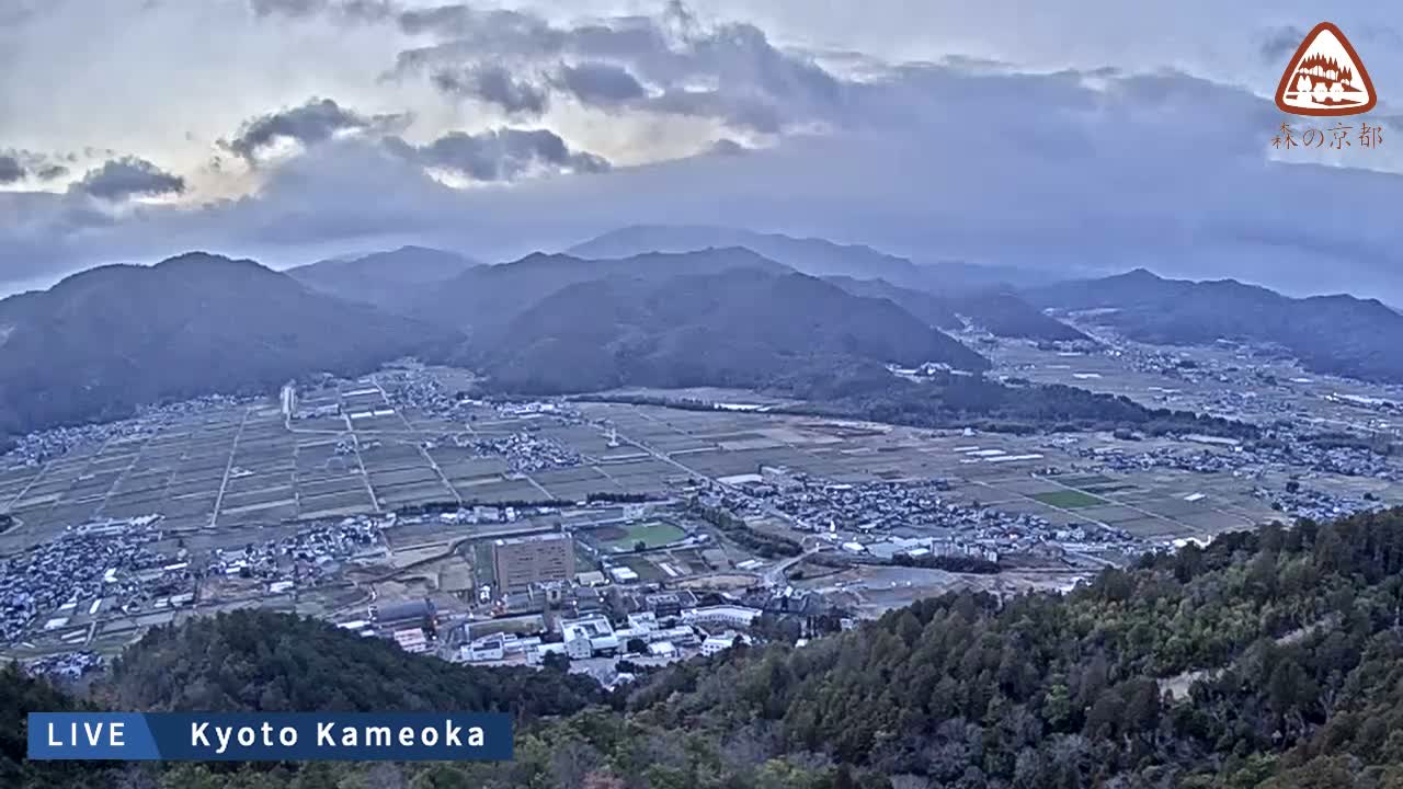 Kyoto, West Kameoka Skyline ( 京都・西亀岡スカイライン ) Live Cam - Otani Sogabecho Nanjo, Kameoka, Kyoto, Kyōto, Kansai, Japan