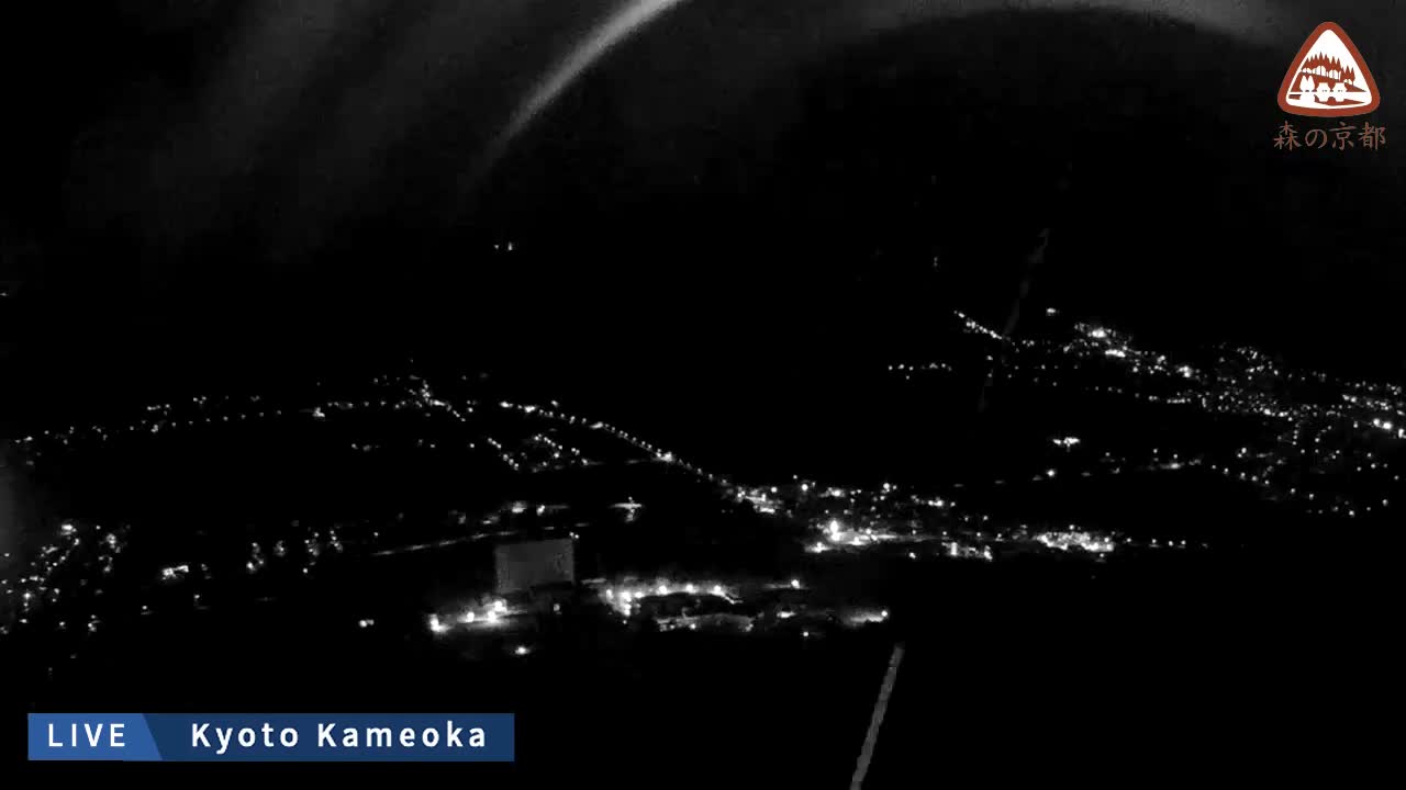 Kyoto, West Kameoka Skyline ( 京都・西亀岡スカイライン ) Live Cam - Otani Sogabecho Nanjo, Kameoka, Kyoto, Kyōto, Kansai, Japan