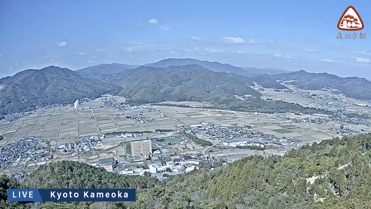 Kyoto, West Kameoka Skyline ( 京都・西亀岡スカイライン ) Live Cam - Otani Sogabecho Nanjo, Kameoka, Kyoto, Kyōto, Kansai, Japan