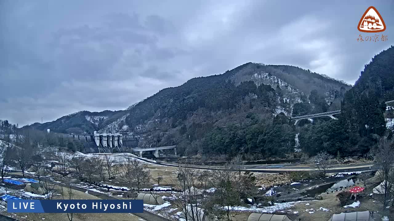 Kyoto, Nantan, Hiyoshi Dam ( 京都・南丹・日吉ダム ) Live Cam - Hiyoshichonaka, Nantan, Kyoto, Kyōto, Kansai, Japan