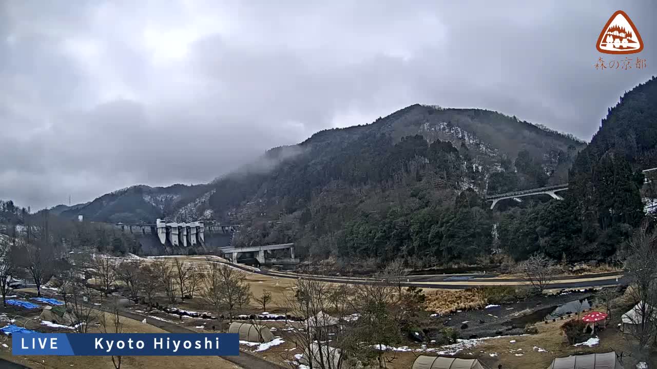 Kyoto, Nantan, Hiyoshi Dam ( 京都・南丹・日吉ダム ) Live Cam - Hiyoshichonaka, Nantan, Kyoto, Kyōto, Kansai, Japan