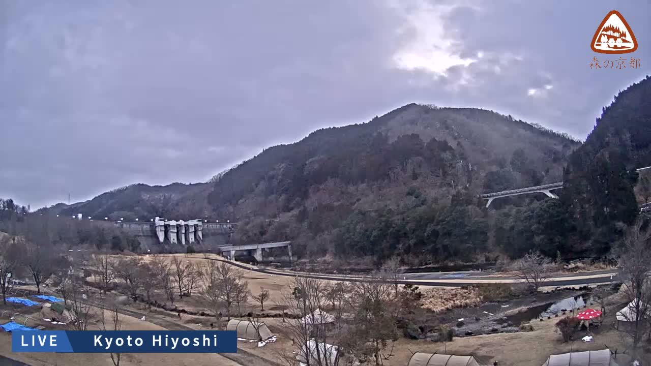 Kyoto, Nantan, Hiyoshi Dam ( 京都・南丹・日吉ダム ) Live Cam - Hiyoshichonaka, Nantan, Kyoto, Kyōto, Kansai, Japan