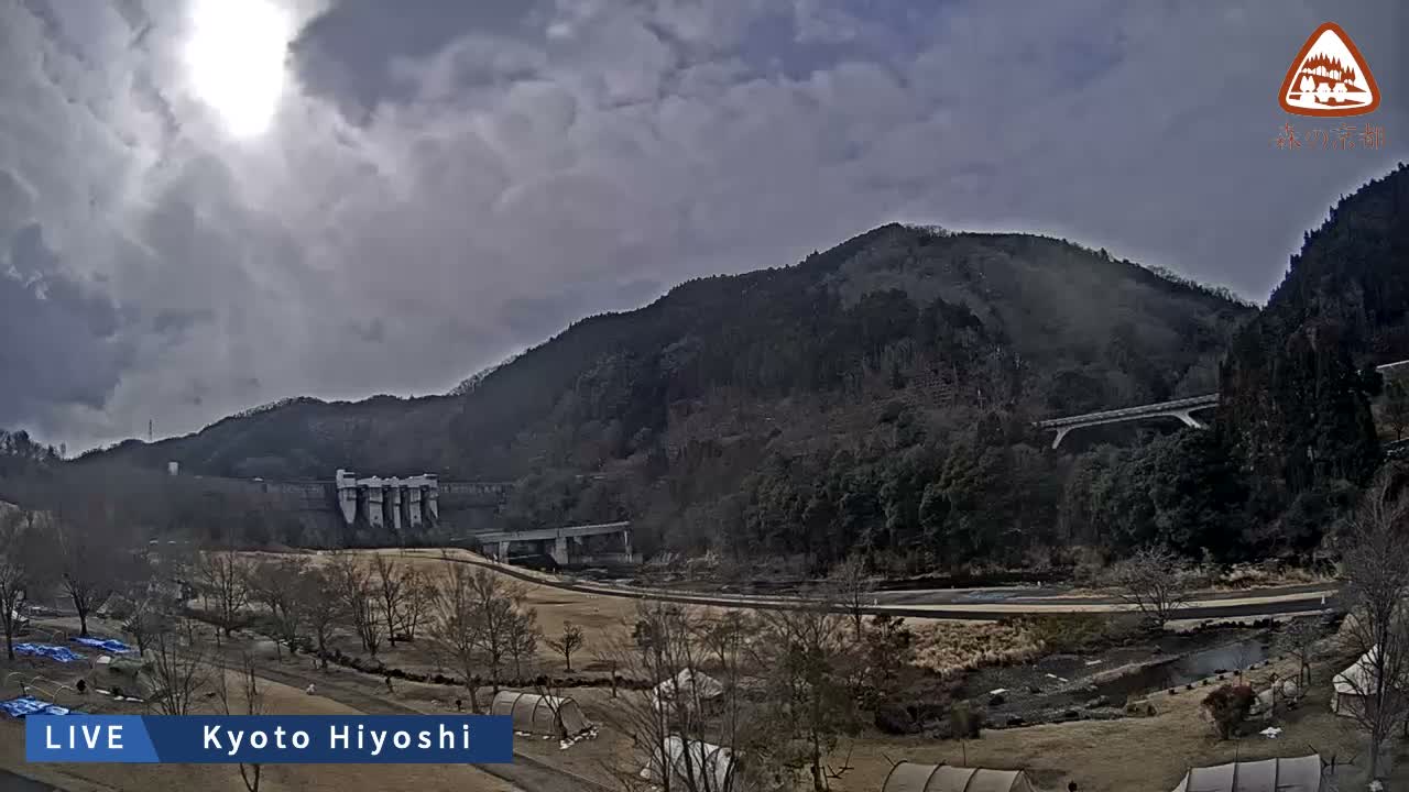 Kyoto, Nantan, Hiyoshi Dam ( 京都・南丹・日吉ダム ) Live Cam - Hiyoshichonaka, Nantan, Kyoto, Kyōto, Kansai, Japan
