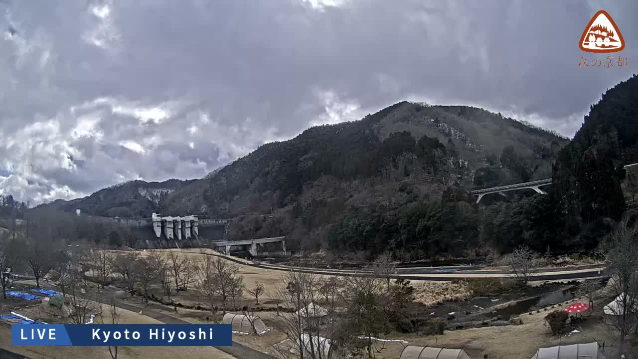 Kyoto, Nantan, Hiyoshi Dam ( 京都・南丹・日吉ダム ) Live Cam - Hiyoshichonaka, Nantan, Kyoto, Kyōto, Kansai, Japan