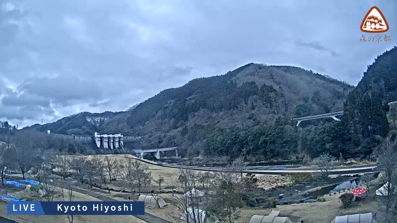 Kyoto, Nantan, Hiyoshi Dam ( 京都・南丹・日吉ダム ) Live Cam - Hiyoshichonaka, Nantan, Kyoto, Kyōto, Kansai, Japan