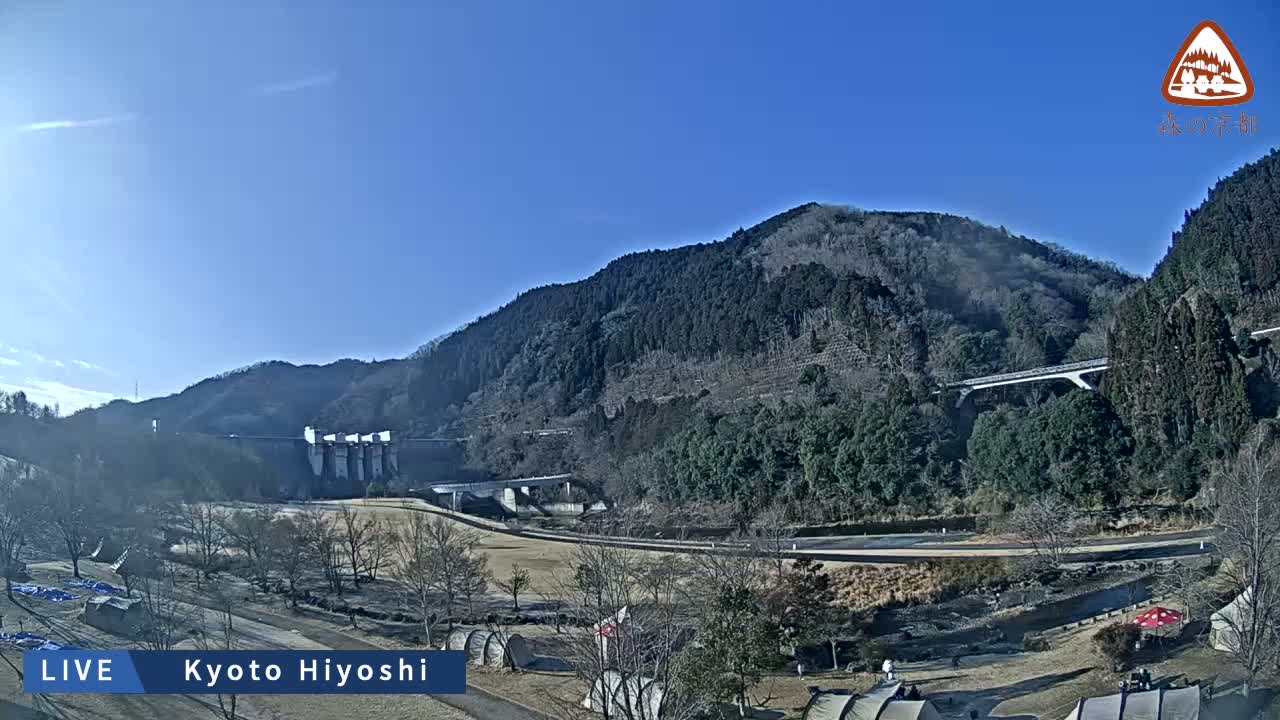 Kyoto, Nantan, Hiyoshi Dam ( 京都・南丹・日吉ダム ) Live Cam - Hiyoshichonaka, Nantan, Kyoto, Kyōto, Kansai, Japan