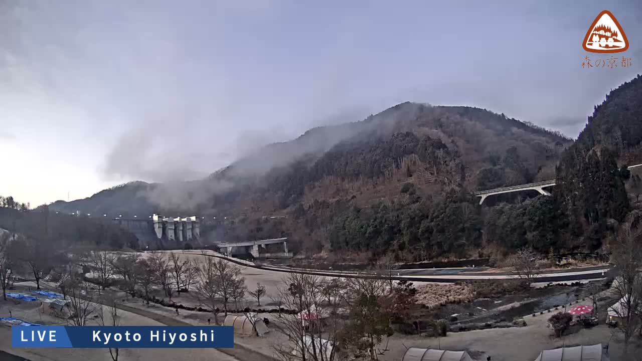 Kyoto, Nantan, Hiyoshi Dam ( 京都・南丹・日吉ダム ) Live Cam - Hiyoshichonaka, Nantan, Kyoto, Kyōto, Kansai, Japan