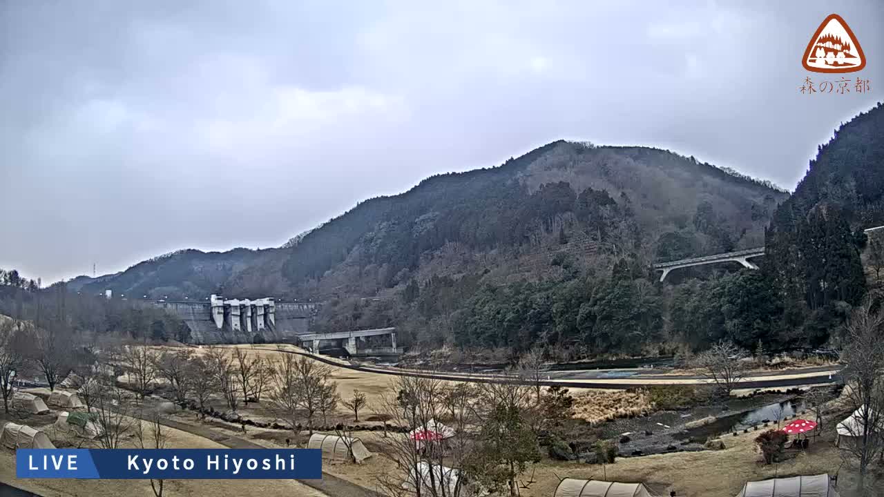 Kyoto, Nantan, Hiyoshi Dam ( 京都・南丹・日吉ダム ) Live Cam - Hiyoshichonaka, Nantan, Kyoto, Kyōto, Kansai, Japan