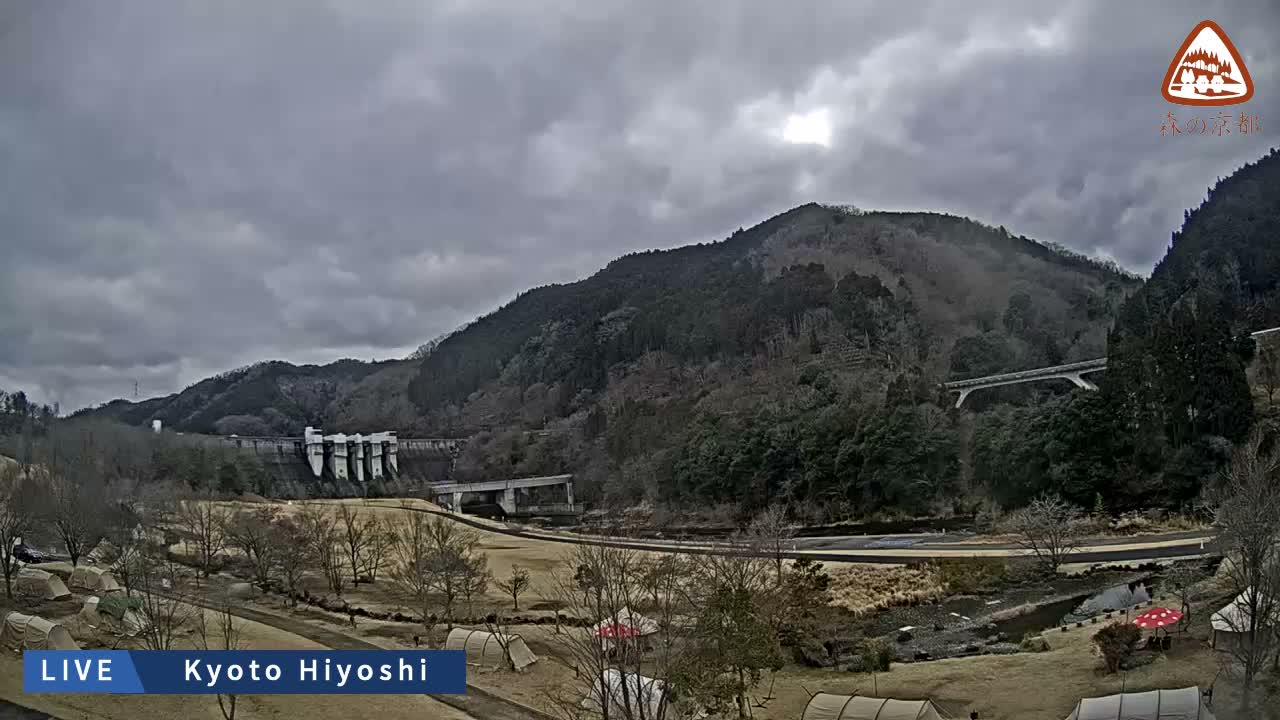 Kyoto, Nantan, Hiyoshi Dam ( 京都・南丹・日吉ダム ) Live Cam - Hiyoshichonaka, Nantan, Kyoto, Kyōto, Kansai, Japan