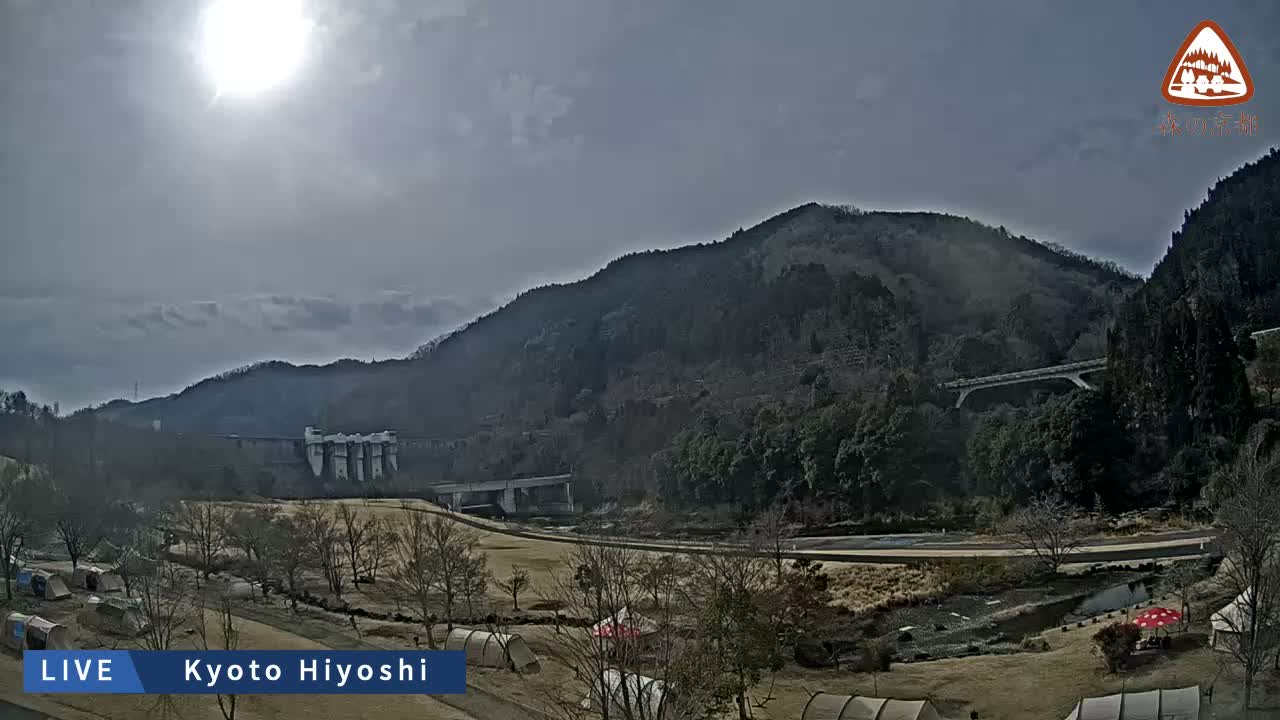 Kyoto, Nantan, Hiyoshi Dam ( 京都・南丹・日吉ダム ) Live Cam - Hiyoshichonaka, Nantan, Kyoto, Kyōto, Kansai, Japan