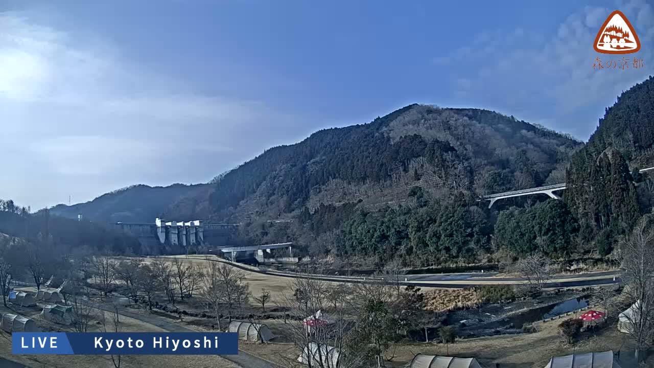 Kyoto, Nantan, Hiyoshi Dam ( 京都・南丹・日吉ダム ) Live Cam - Hiyoshichonaka, Nantan, Kyoto, Kyōto, Kansai, Japan