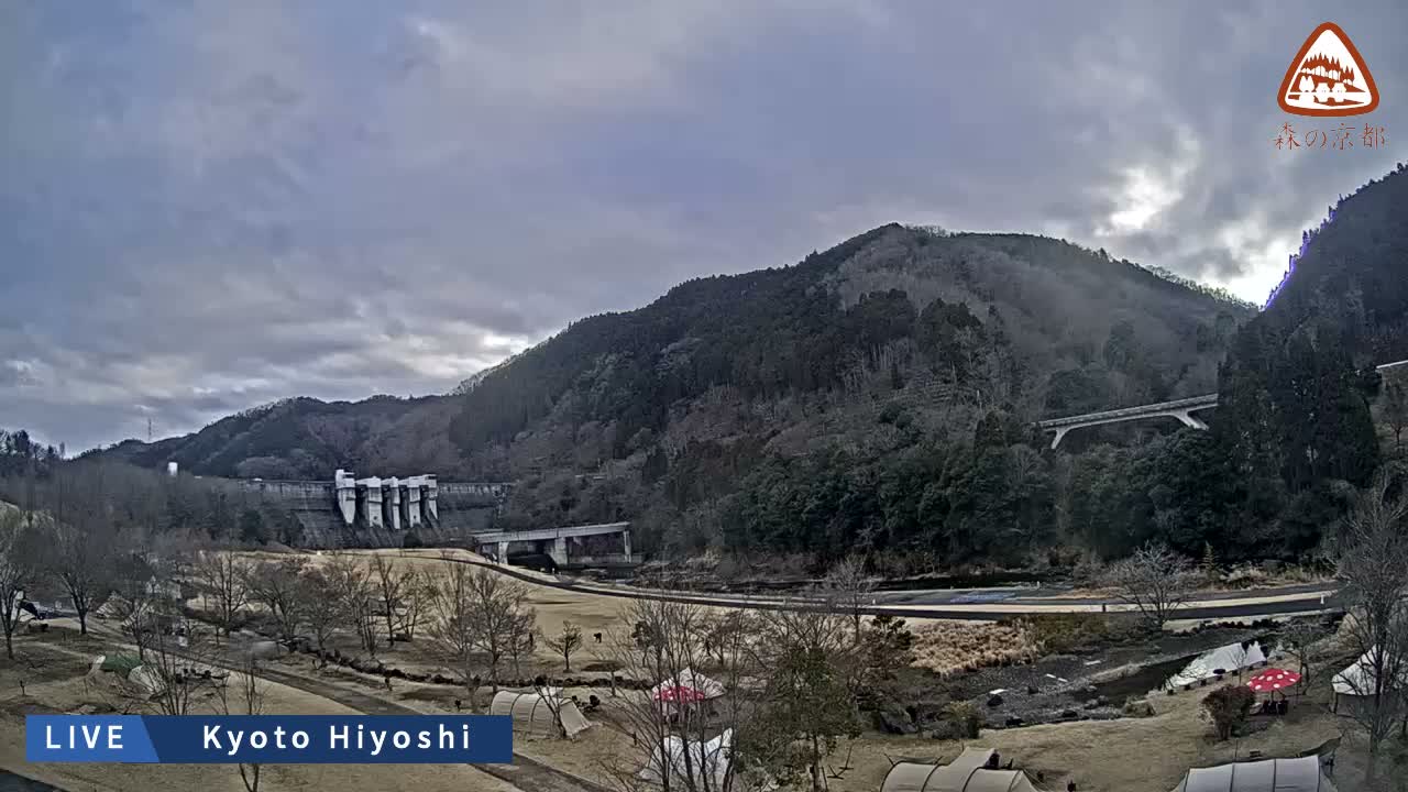 Kyoto, Nantan, Hiyoshi Dam ( 京都・南丹・日吉ダム ) Live Cam - Hiyoshichonaka, Nantan, Kyoto, Kyōto, Kansai, Japan
