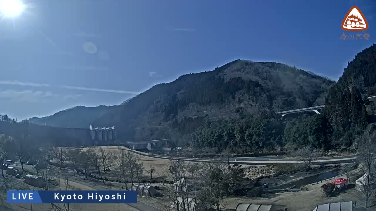 Kyoto, Nantan, Hiyoshi Dam ( 京都・南丹・日吉ダム ) Live Cam - Hiyoshichonaka, Nantan, Kyoto, Kyōto, Kansai, Japan