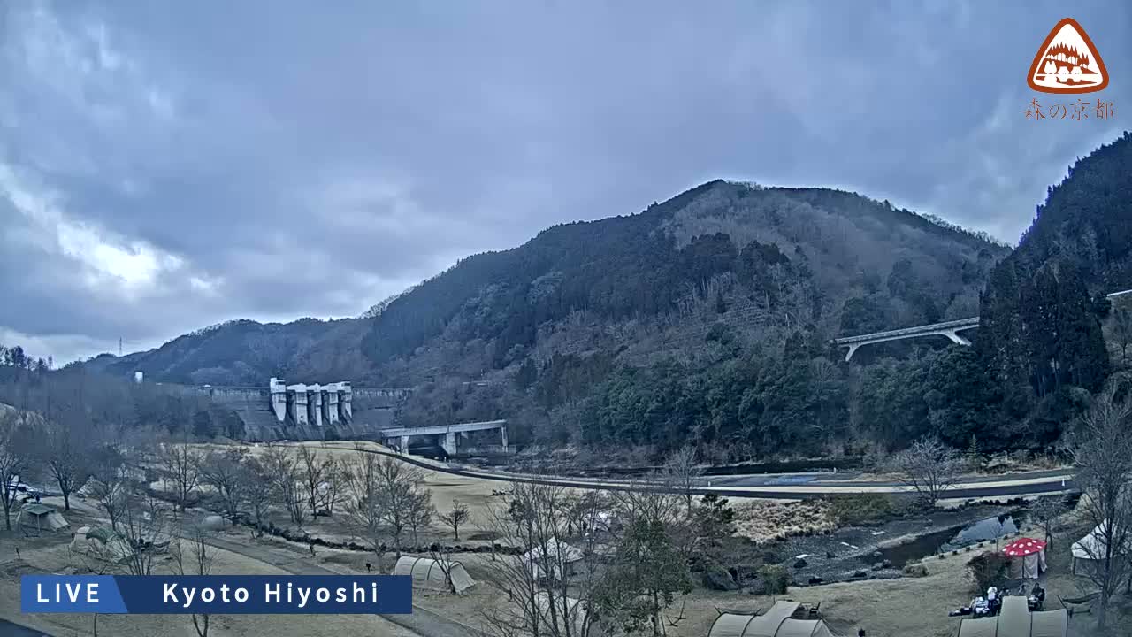 Kyoto, Nantan, Hiyoshi Dam ( 京都・南丹・日吉ダム ) Live Cam - Hiyoshichonaka, Nantan, Kyoto, Kyōto, Kansai, Japan